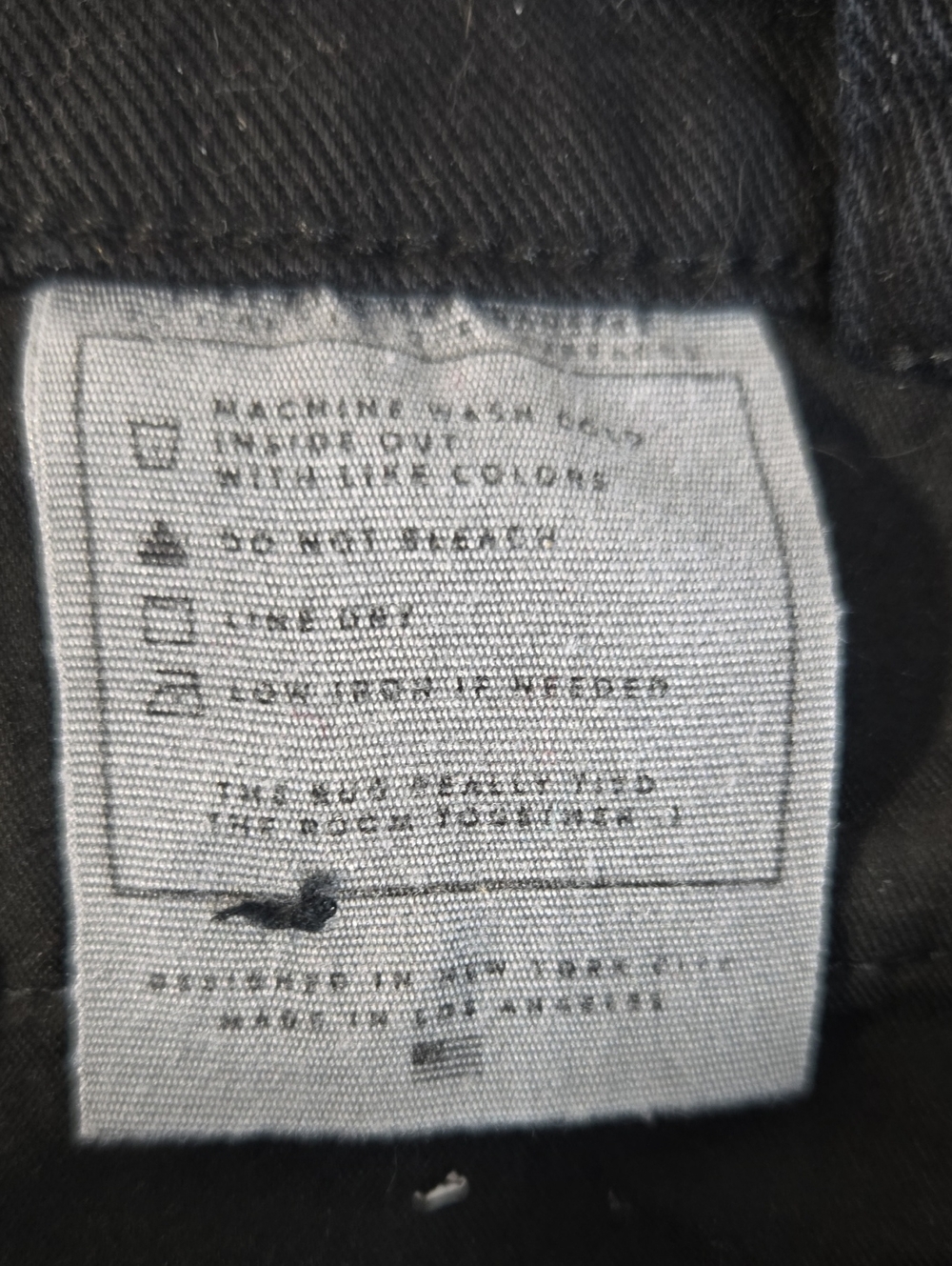 AYR The Special Sauce Black Straight Leg Jeans Made in USA Size 31 - Picture 5 of 8